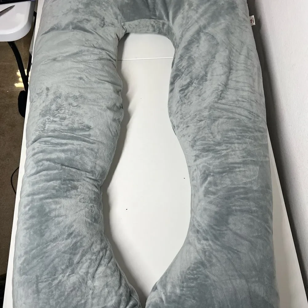 Queen Rose U Shape Pillow Maternity Belly Contoured Body Pregnant Sleep Cushion